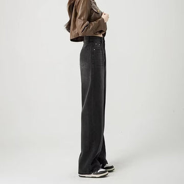 Women's Off-Shoulder Knitted Sweater – Loose Fit Solid Pullover, Long Sleeve Top